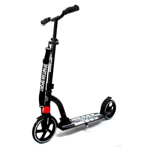 SPARTAN Double Suspension Scooter Roller - Fekete