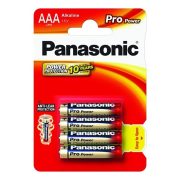   PANASONIC Pro Power 1,5 V alkáli AAA szupertartós elem (4db)