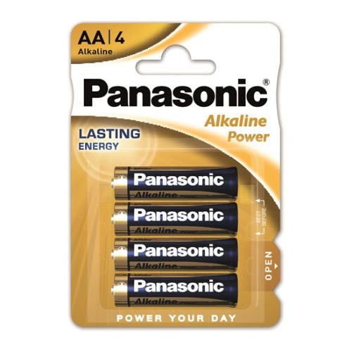PANASONIC Alkaline Power 1,5 V alkáli AA elem (4db)
