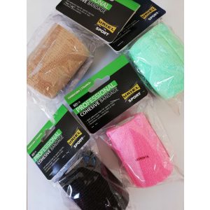 URIEL Öntapadós latexmentes rugalmas téphető kötésrögzítő pólya 7,5cm x 4,5m - Fekete