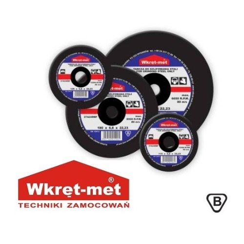 WKRET-MET Csiszolókorong fémhez 115x6,8