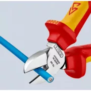 KNIPEX szigetelt oldalcsípő fogó 160 mm