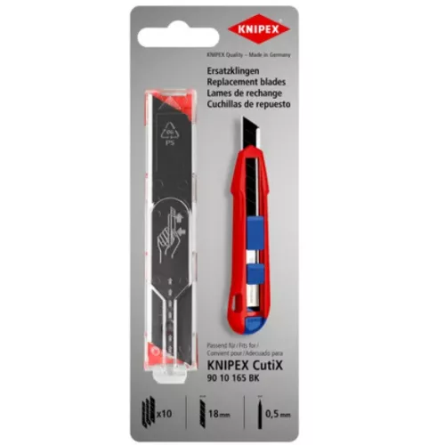 KNIPEX pótpenge CutiX univerzális vágókés (9010165 BK) számára (10db)