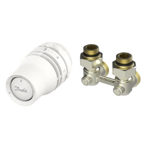 DANFOSS H blokk+klapp termosztátfej REDIA RA (sarok)