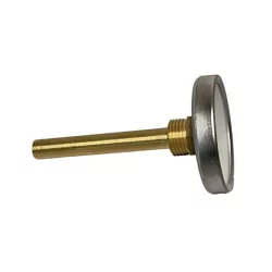   Hőmérő 0-120°C, átmérő 63 mm, hátsó csatlakozású 1/2", L=75 mm