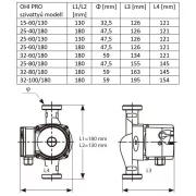 IBO OHI PRO 25-60/180 | IBO Keringető szivattyú HMV