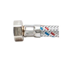 Víz flexibilis bekötőcső B-B 1/2"-1/2" 30 cm