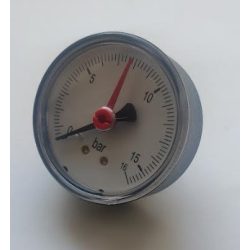  Nyomásmérő hátsó csatlakozással 1/4" 0-16 bar átm. 63