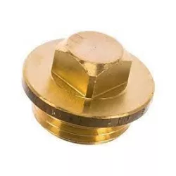 Viega sárgaréz dugó 1/2"