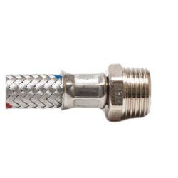 Víz flexibilis bekötőcső K-B 1/2"-1/2" 20 cm