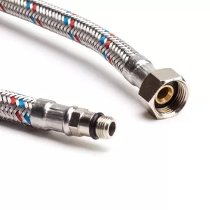 Víz csapbekötőcső 1/2"x10mm rövid 30 cm