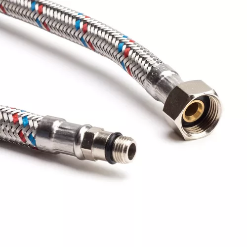 Víz csapbekötőcső 1/2"x10mm rövid 30 cm