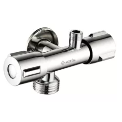   MOFÉM kerámiás kombinált sarokszelep 1/2"-3/4"-3/8"