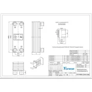 M-TECH FHC014 30 lemezes, rézzel forrasztott lemezes hőcserélő 4x3/4"