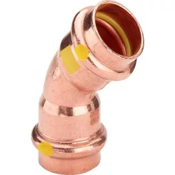 VIEGA Profipress G 45°-os ív 2 tokkal 22