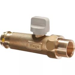 VIEGA Profipress G golyós gázkészülék-csap 1/2"-18