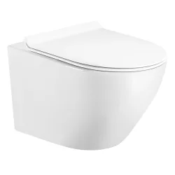 MOFÉM EVO Perem nélküli fali WC Soft Close ülőkével