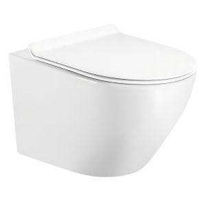 MOFÉM EVO Perem nélküli fali WC Soft Close ülőkével