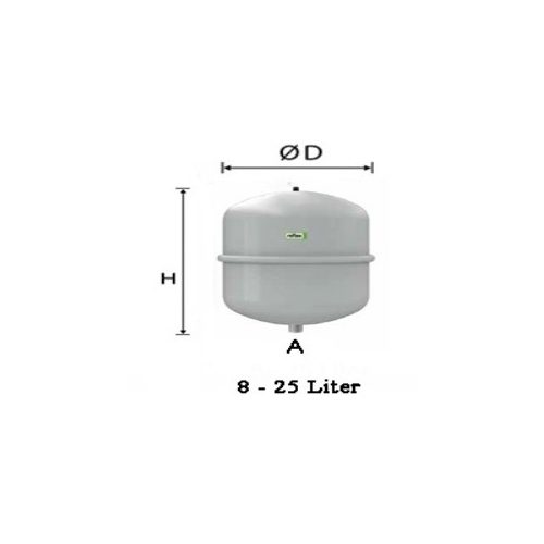 REFLEX N 12 L fűtési tágulási tartály 4 bar