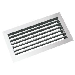   AHN-W 400x200 RAL9016 Alumínium aprólamellás légrács, 1 soros