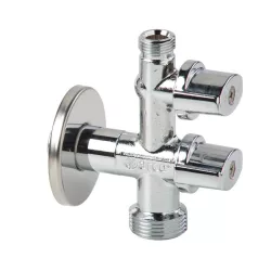   ARCO vízkőmenetes kombinált sarokszelep 1/2"x3/4"x3/8"
