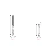 VOGEL & NOOT VONOVA szelepes lapradiátor 11KV 600-400 J