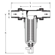 HONEYWELL/BRAUKMANN Resideo miniplus FF 06-1/2 AA ivóvíz szűrő PN16