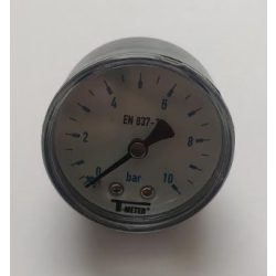   T-METER nyomásmérő hátsó csatlakozású 1/4" 0-10 bar átmérő 50 mm