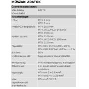 HONEYWELL/BRAIKMANN Resideo MT4-230-NC szelepmozgató motor