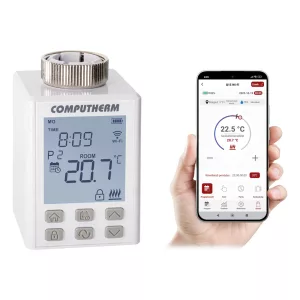 COMPUTHERM Q15 WiFi programozható, motoros állítómű radiátorszelephez
