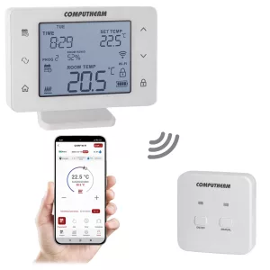 COMPUTHERM Q20 RF WiFi vezeték nélküli programozható szobatermosztát