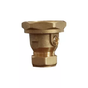 GIACOMINI R252 szivattyúcsatlakozó elzáróval, 6/4"x28mm