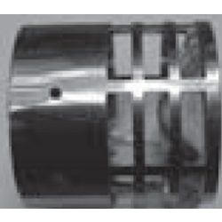 TRICOX rozsdamentes végelem csövekhez, 80 mm