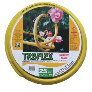 TRB-FLEX sárga locsoló tömlő  1/2" csavarodásmentes (50m/tekercs)