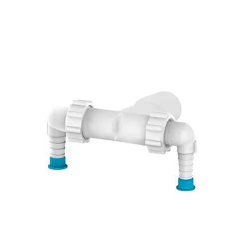 STYRON STY-520-1 T bekötő mosógéphez (Ø40/32) 2 db kondenzvíz csatlakozóval