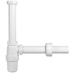   STYRON Egymedencés mosogatószifon, leeresztőszelep nélkül