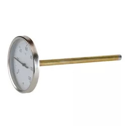   Hőmérő hátsó csatlakozással 1/2" 63/100 mm 0-120°C