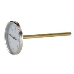   Hőmérő hátsó csatlakozással 1/2" 100/200 mm 0-120°C