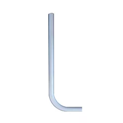 STYRON WC öblítő cső 32-es, rövid, fehér (30x1,5mm)