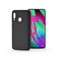 Samsung A405F Galaxy A40 szilikon hátlap - Soft - fekete