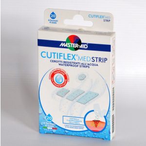 MASTER-AID Cutiflex Med Strip Vízhatlan Sebtapasz 20 db különböző (úszáshoz)