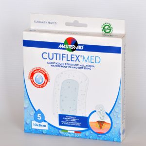 MASTER-AID Cutiflex Med Strip Vízhatlan Sebtapasz 10x6cm 5 db (úszáshoz)