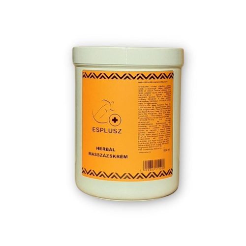 ESPLUSZ Herbal Masszázskrém Narancsolajjal 1000 ml