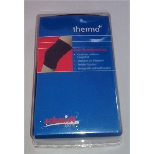 SCHMIDT SPORTS thermo+ Sport Térdszorító fekete S 