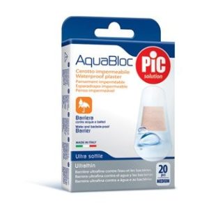 PiC antibakteriális sebtapasz AquaBloc vegyes 20 d