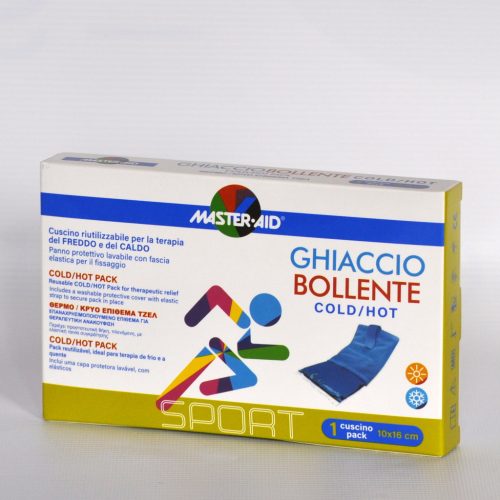 MASTER-AID Sport Ghiaccio Cold/Hot Borogatás, Hideg-meleg gélpárna, 10 cm x 16 cm, huzattal