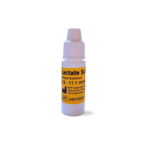 EKF Lactate Scout Laktátmérő Ellenőrző Oldat 2,5 ml, Magas (8,9-11,1 mmol/l)