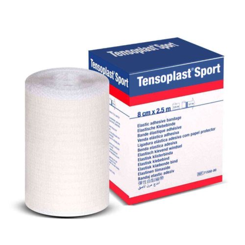 BSN MEDICAL Tensoplast Sport elasztikus öntapadó pólya 8 cm x 2,5 m (tapadókötés)