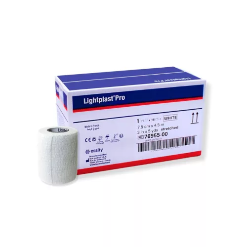 BSN MEDICAL Lightplast Pro téphető elasztikus öntapadó szalag 7,5cm x 6,8m (krepp tape) 16 db/doboz