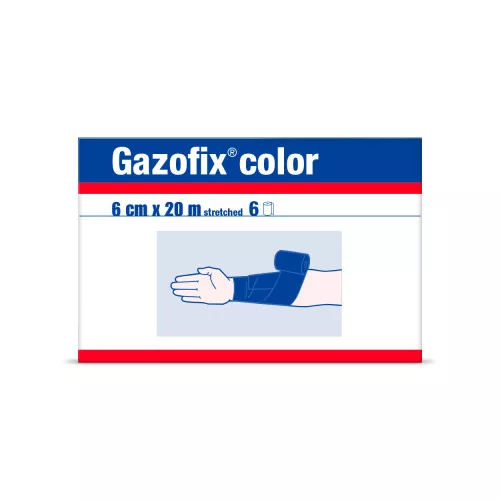 BSN MEDICAL Gazofix 6 cm x 20 m Kék (latexmentes) 6db/doboz